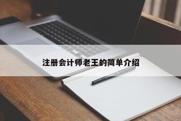 注冊(cè)會(huì)計(jì)師老王的簡(jiǎn)單介紹