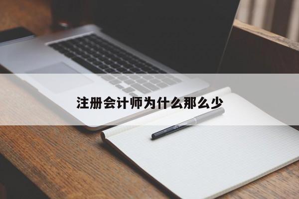 注冊(cè)會(huì)計(jì)師為什么那么少