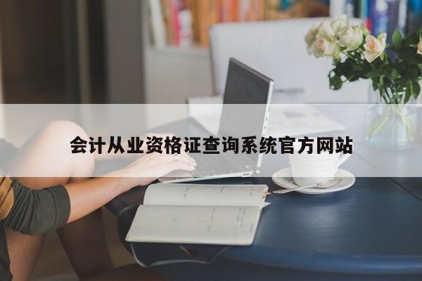 會(huì)計(jì)從業(yè)資格證查詢系統(tǒng)官方網(wǎng)站