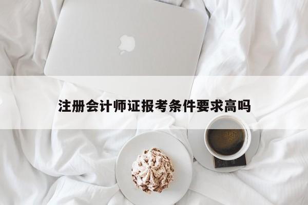 注冊(cè)會(huì)計(jì)師證報(bào)考條件要求高嗎