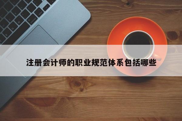 注冊(cè)會(huì)計(jì)師的職業(yè)規(guī)范體系包括哪些