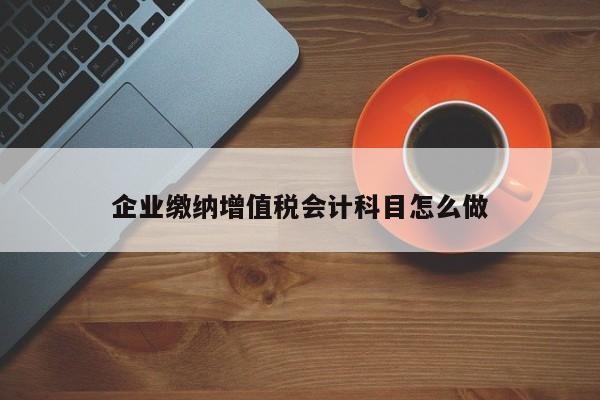 企業(yè)繳納增值稅會計科目怎么做